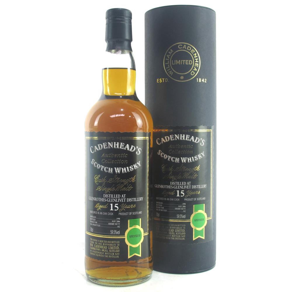 Glenrothes 1990 Cadenhead's 15 Year Old
