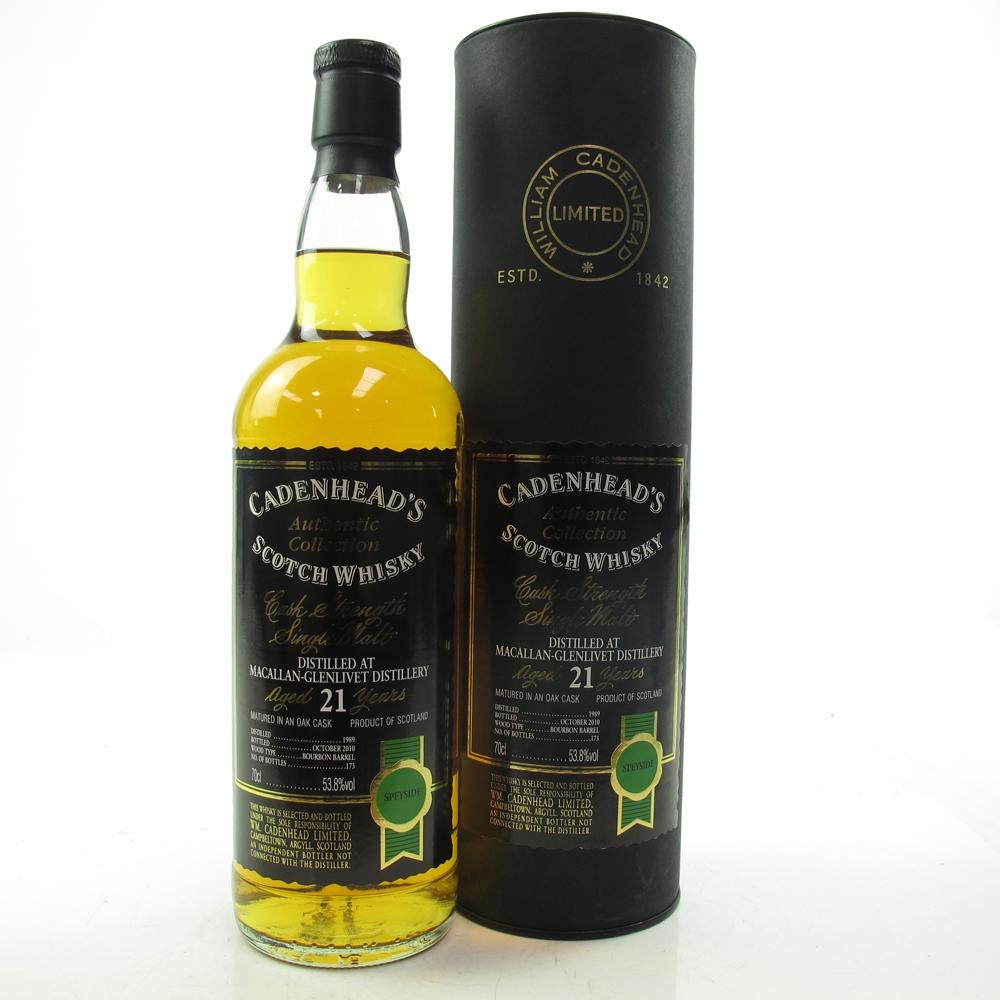 Macallan 1989 Cadenhead's 21 Year Old