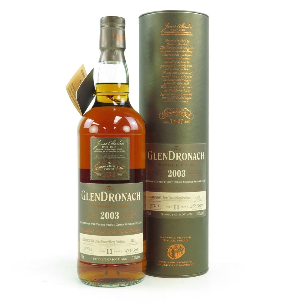 Glendronach 2003 Single Cask 11 Year Old #4121 75cl / US Import