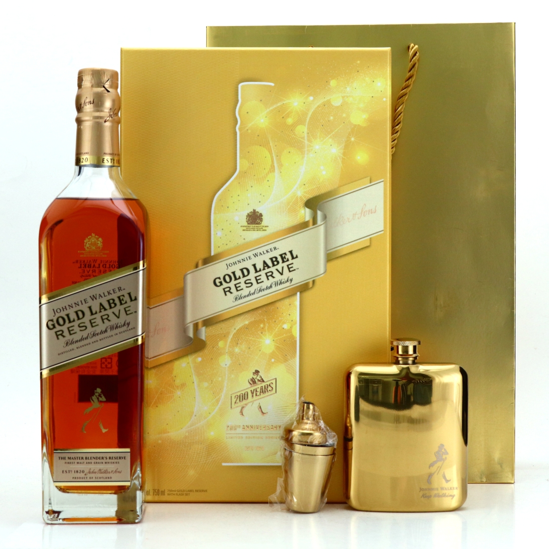 Johnnie Walker Gold Label Reserve Limited Edition Gift Pack 75cl / 200th Anniversary