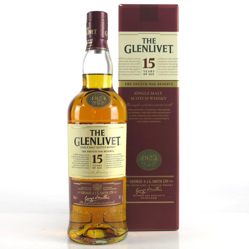 Glenlivet 15 Year Old French Oak Reserve / Japanese Import