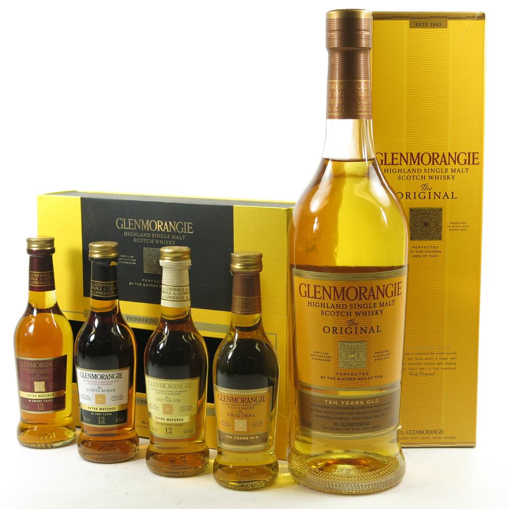 Glenmorangie 10 Year Old 70cl and Gift Pack 4 x 10cl