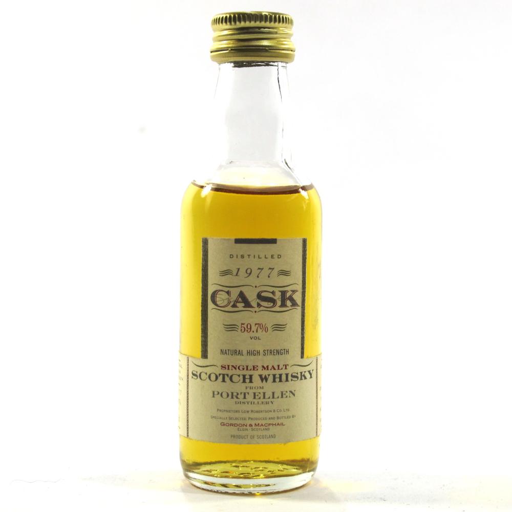 Port Ellen 1977 Gordon and MacPhail Cask Strength Miniature 5cl