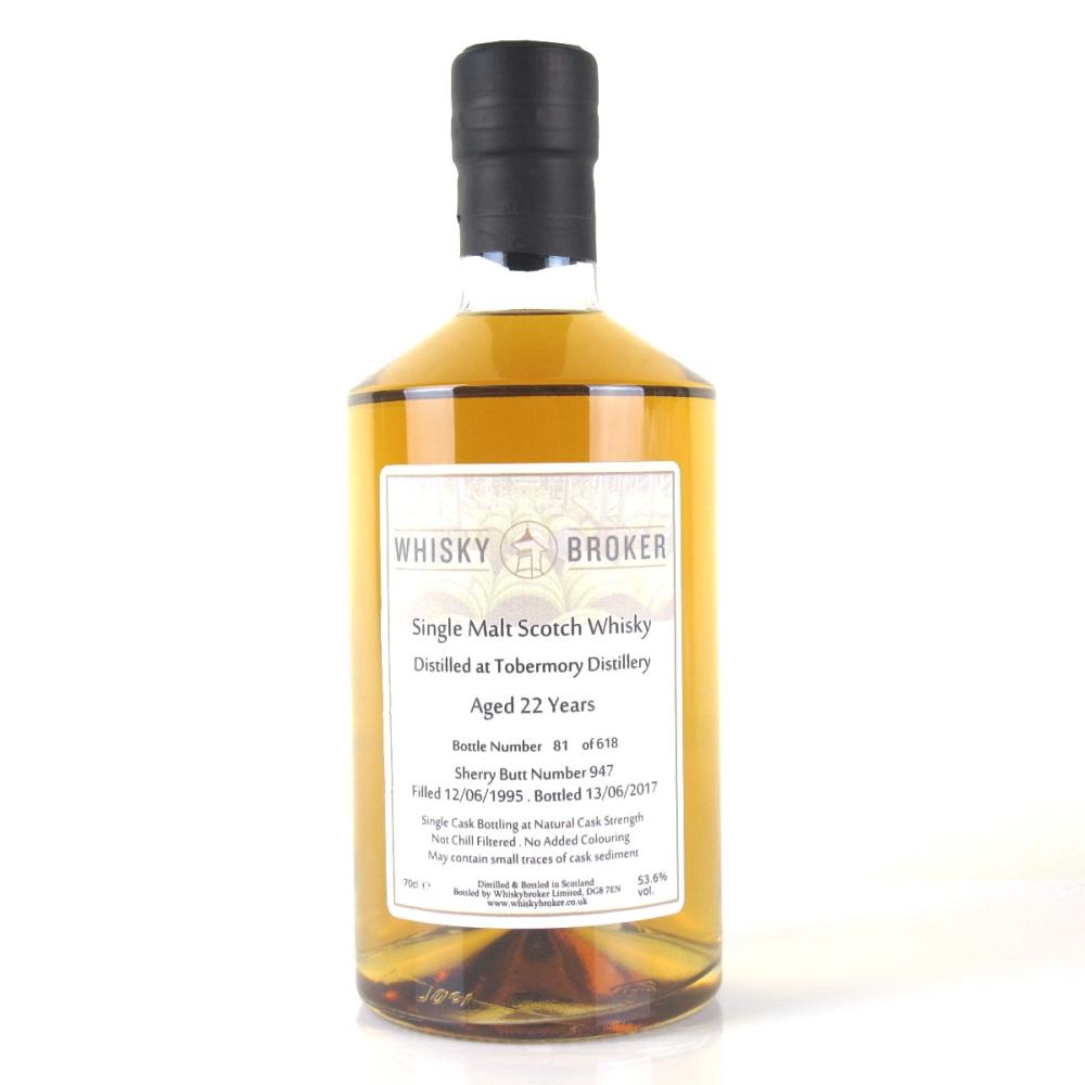 Tobermory 1995 Whisky Broker 22 Year Old
