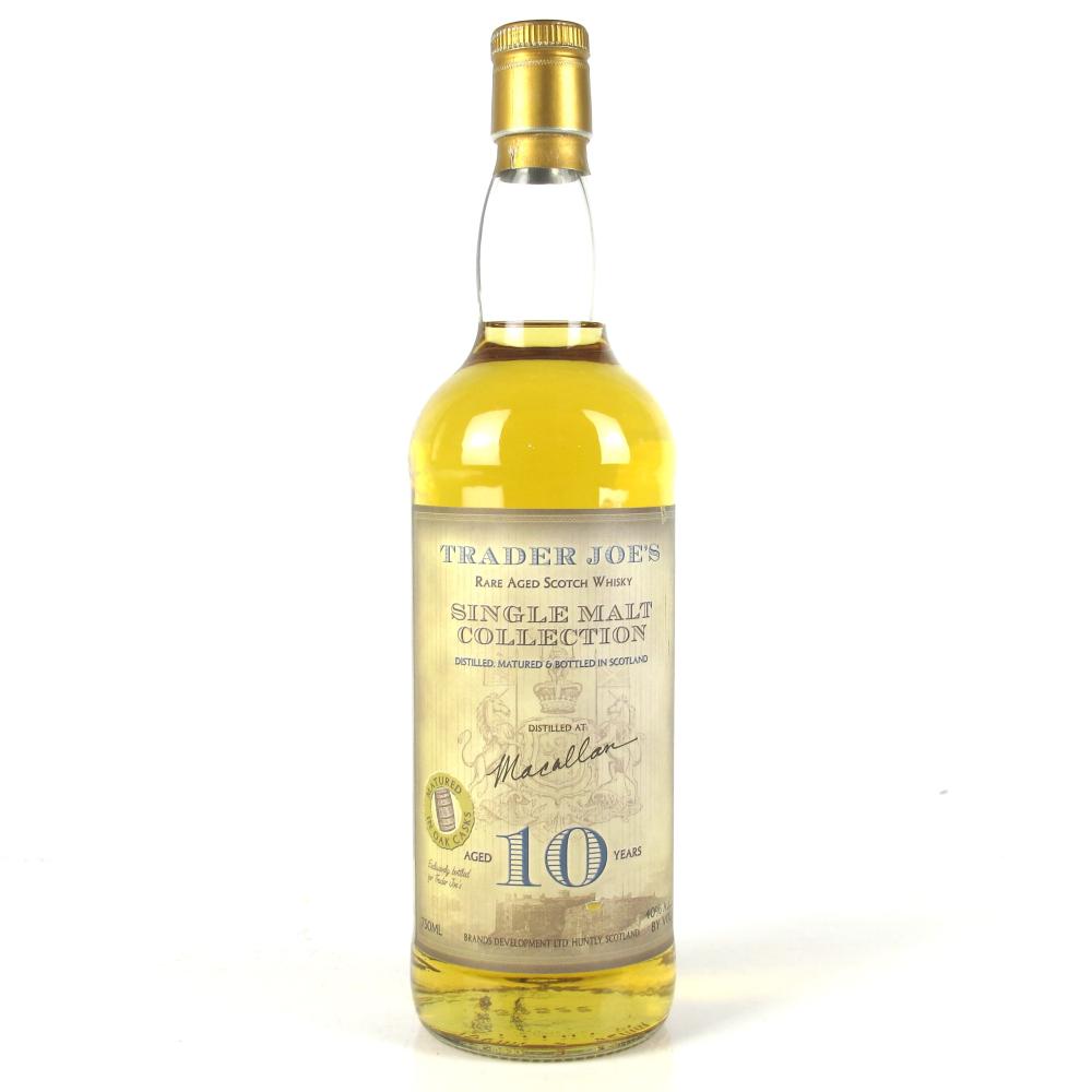 Macallan 10 Year Old Trader Joe's 75cl / US Import