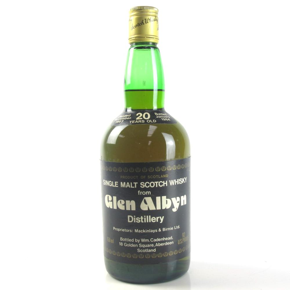 Glen Albyn 1963 Cadenhead's 20 Year Old