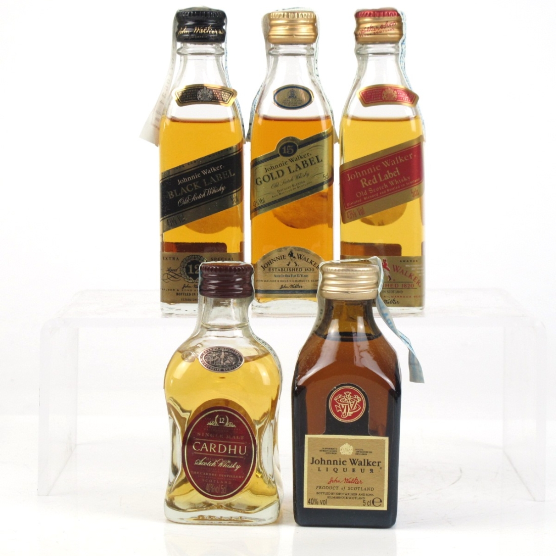 Johnnie Walker Special Collection 5 x 5cl