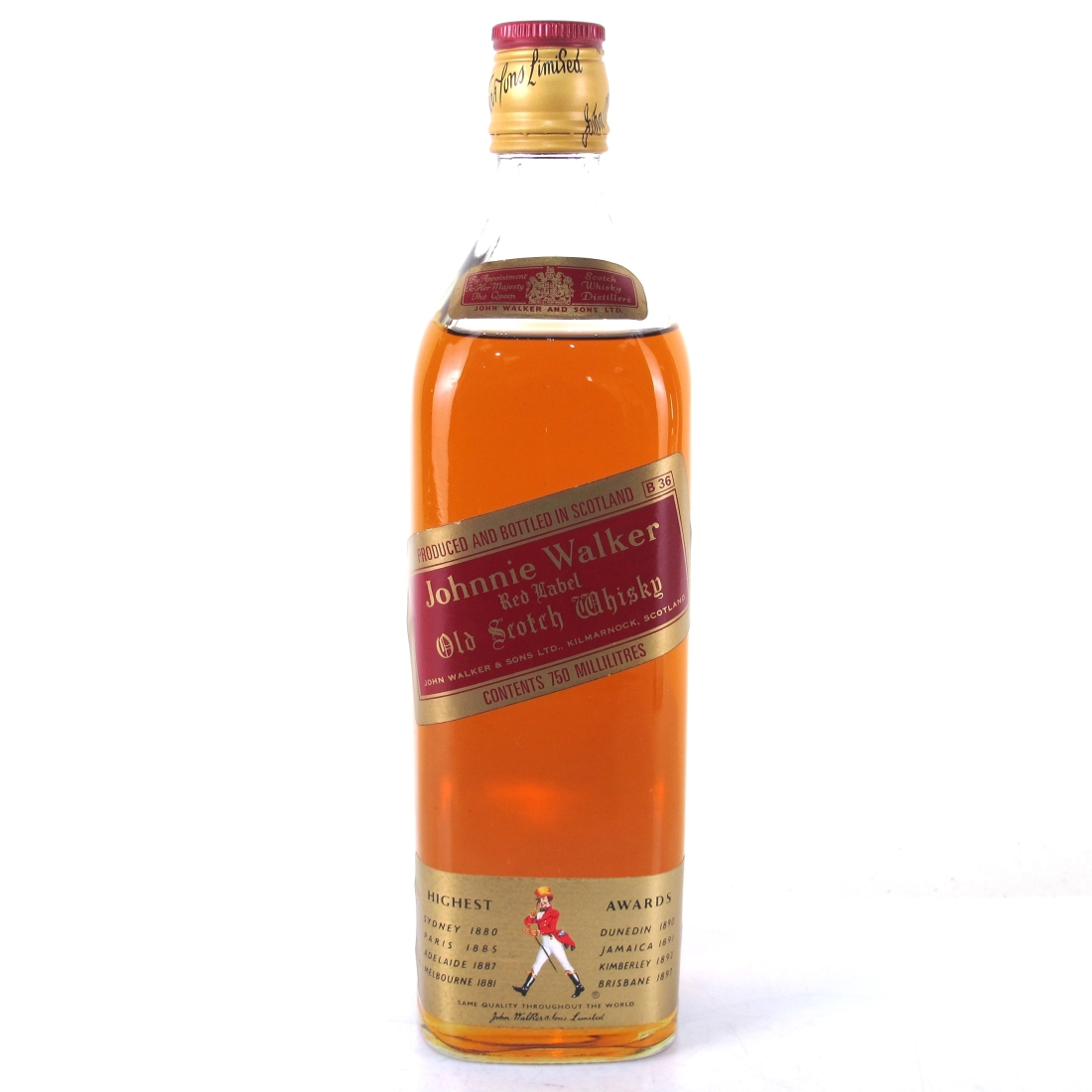 Johnnie Walker Red Label 75cl / South African Import