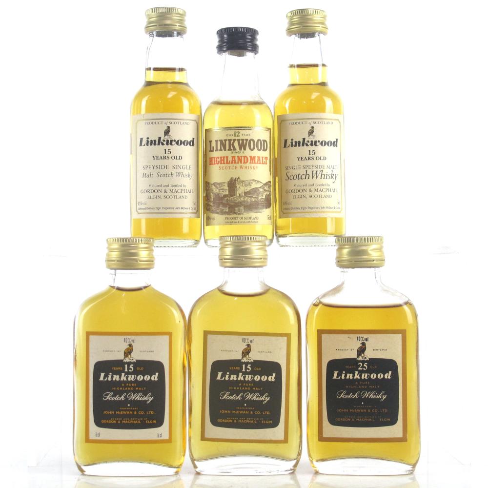 Linkwood Miniatures Selection x 6