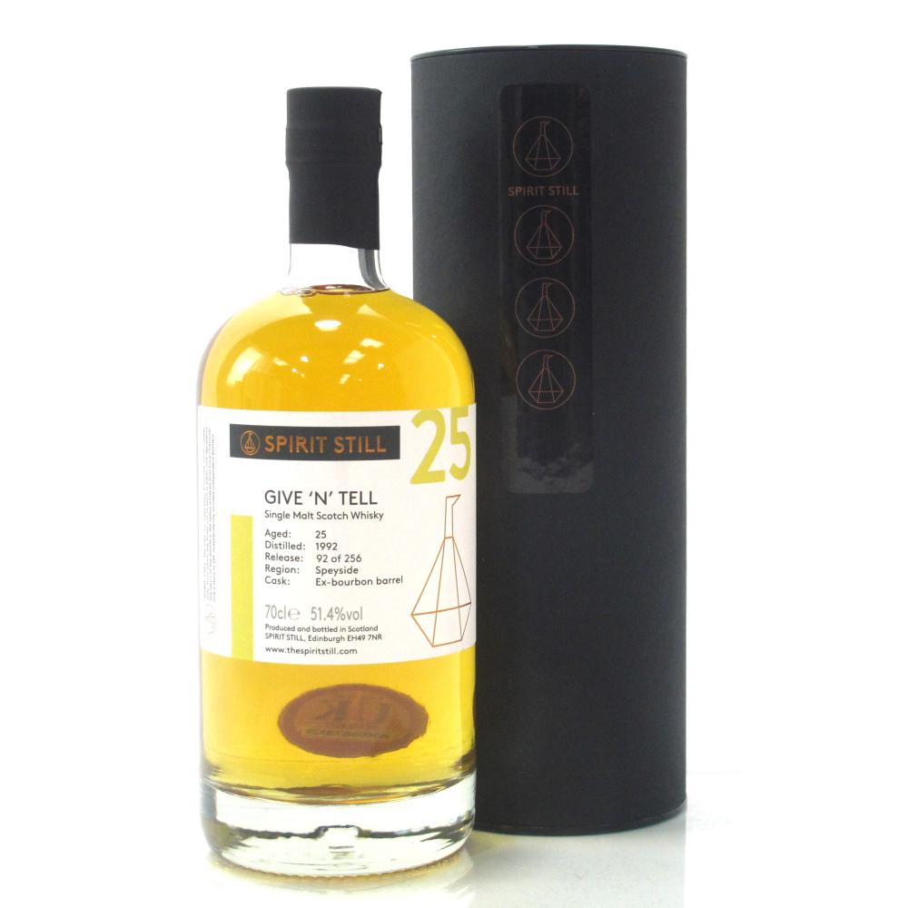 Glenlivet / Give 'N' Tell 1992 Spirit Still 25 Year Old