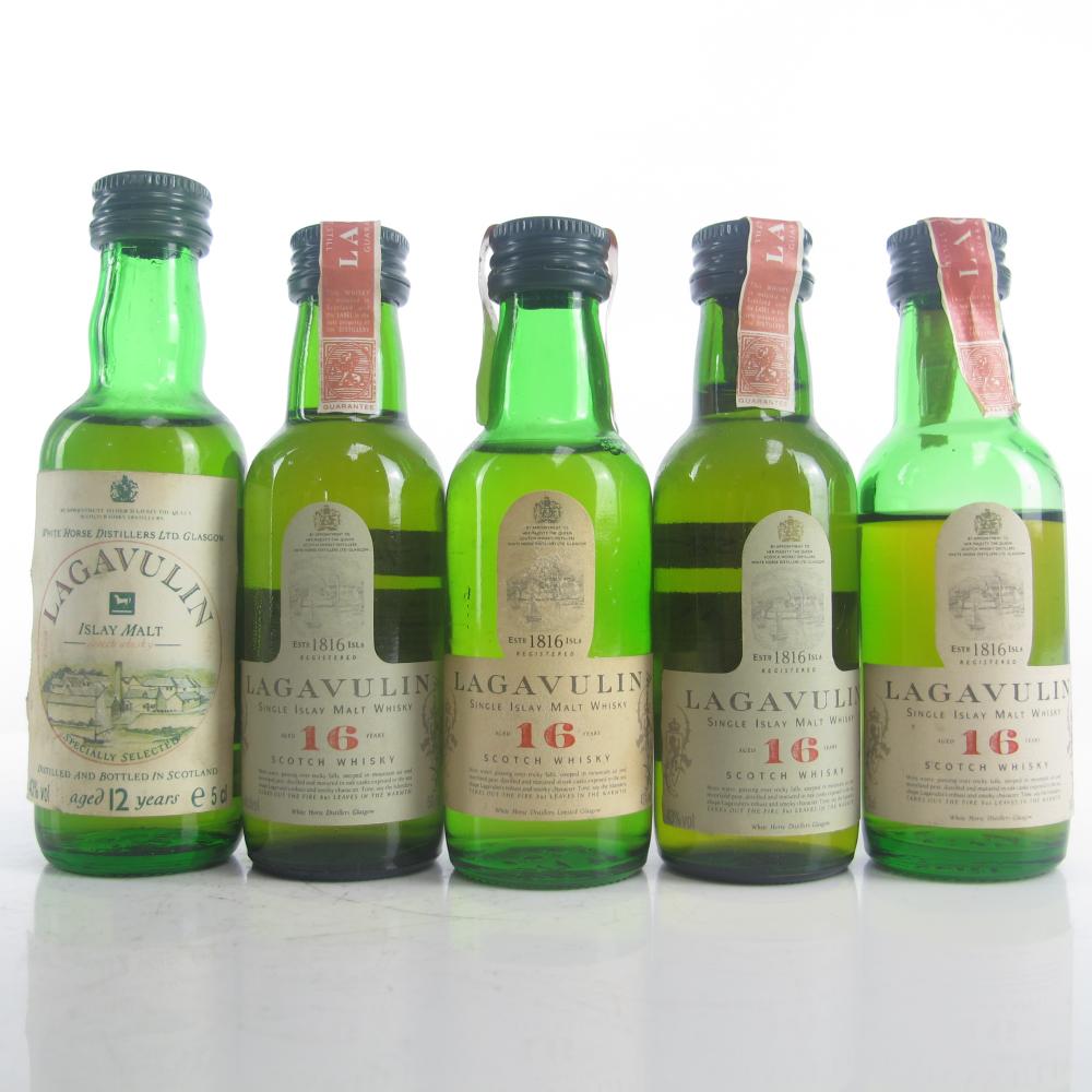 Lagavulin White Horse Miniatures Selection 5 x 5cl