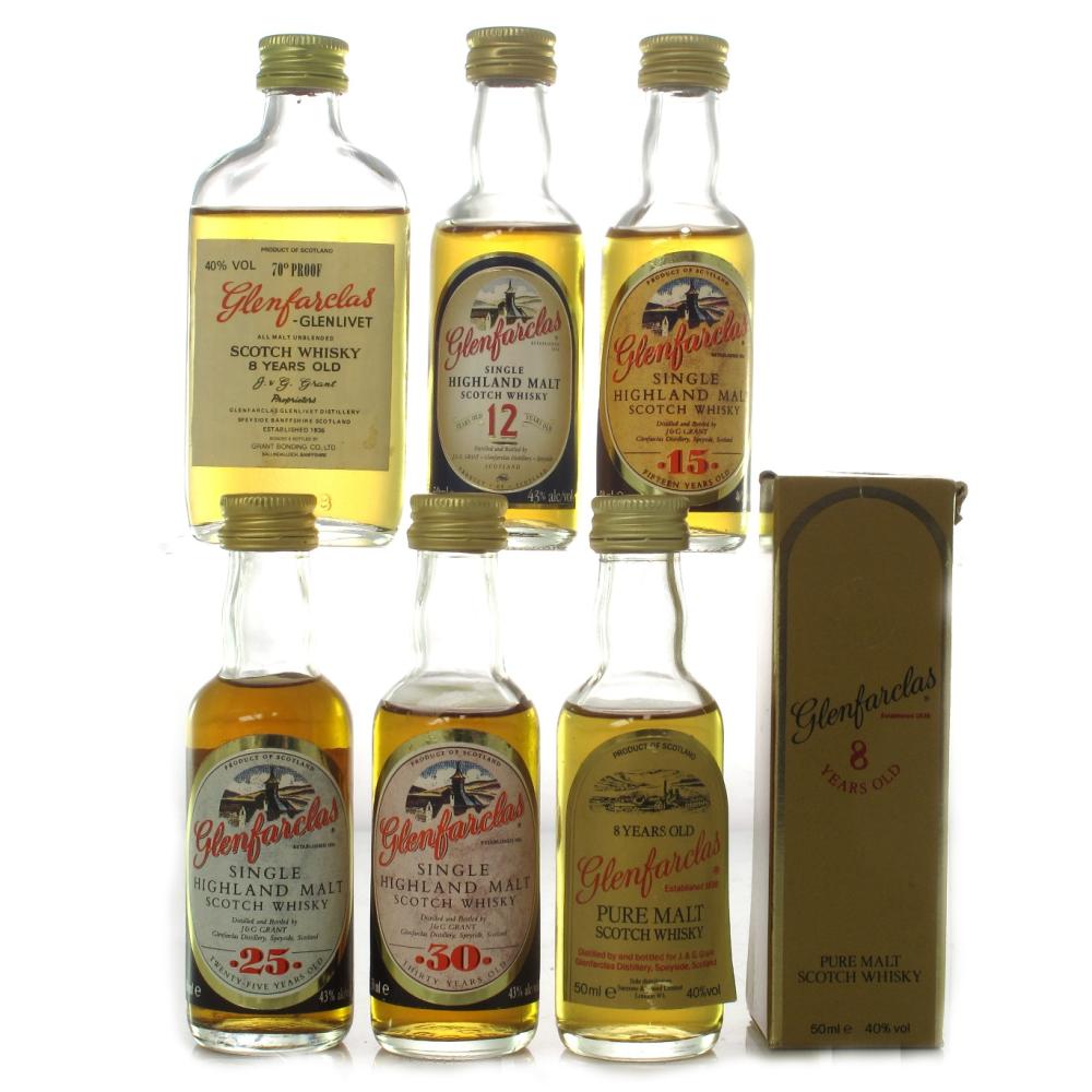 Glenfarclas Miniature Selection x 6 / including 30 Year Old