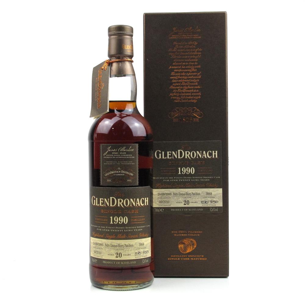 Glendronach 1990 20 Year Old Single Cask #3068