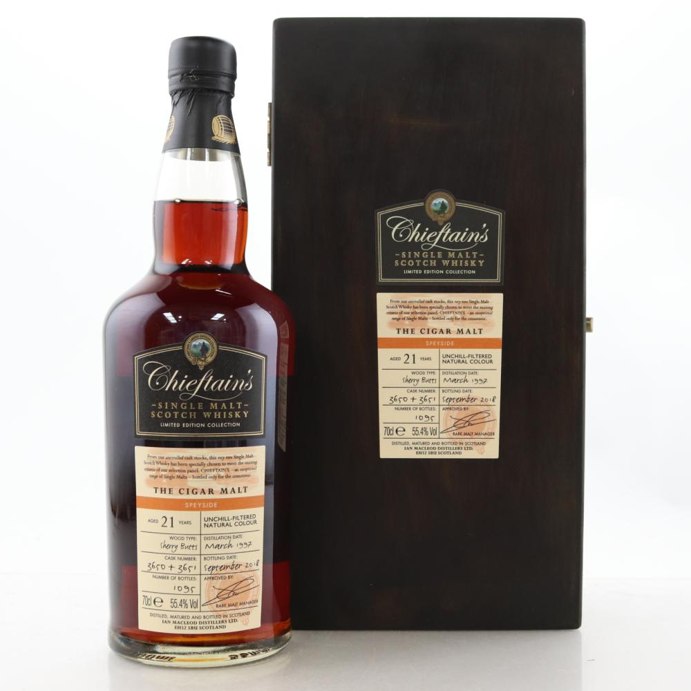Chieftain's Cigar Malt 20 Year Old / Mortlach