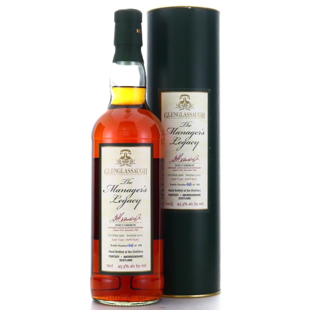 Glenglassaugh 1986 Manager's Legacy Dod Cameron