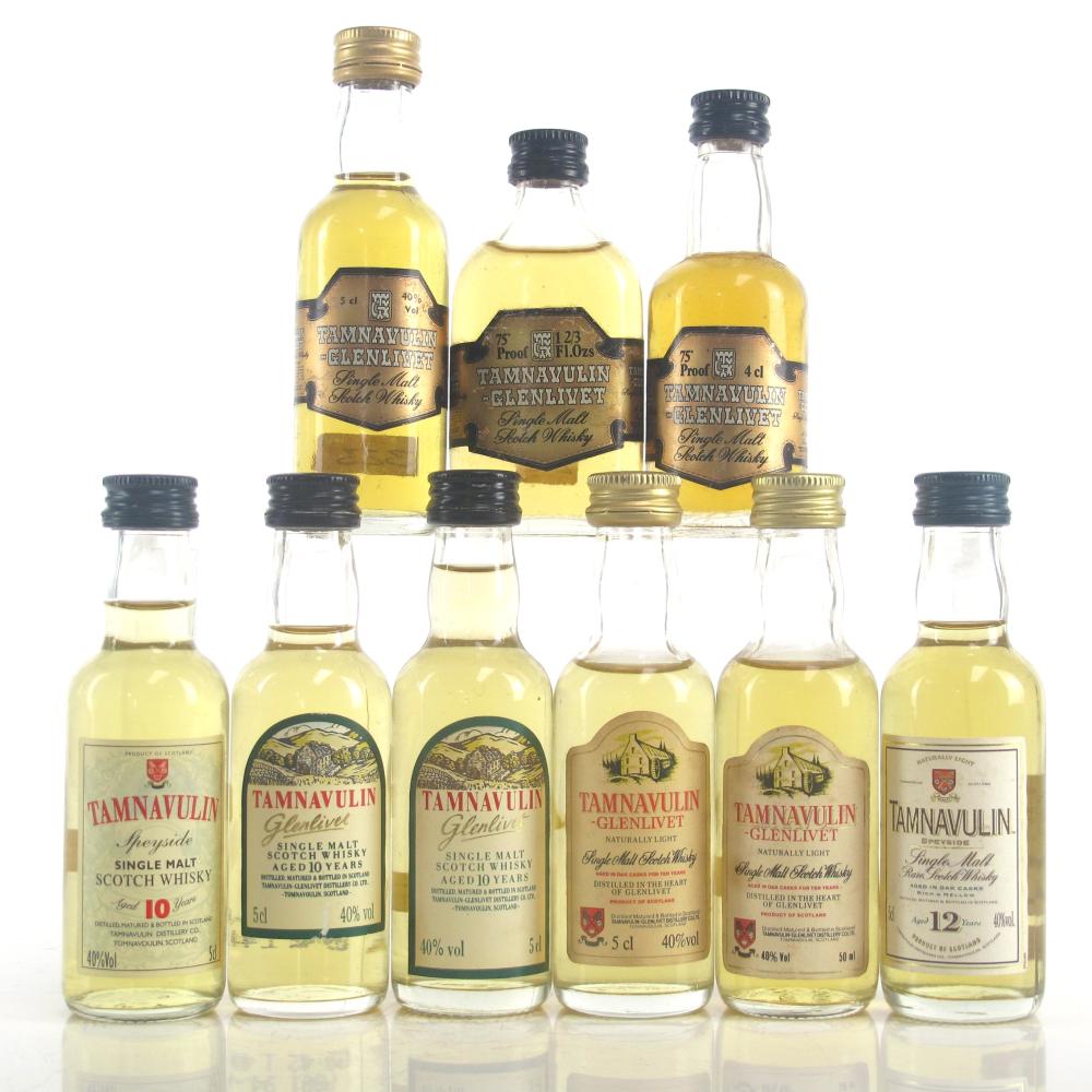 Tamnavulin Miniatures Selection x 9