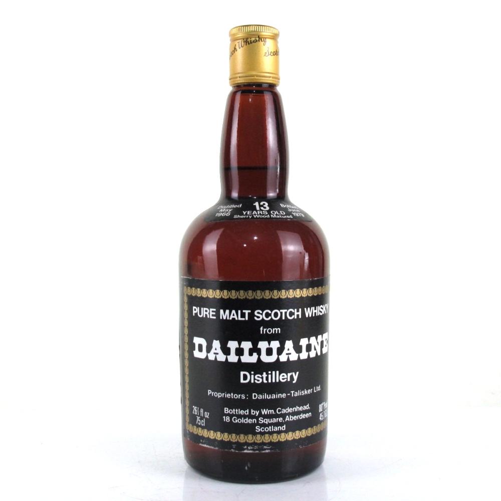 Dailuaine 1966 Cadenhead's 13 Year Old / Sherry Wood Matured