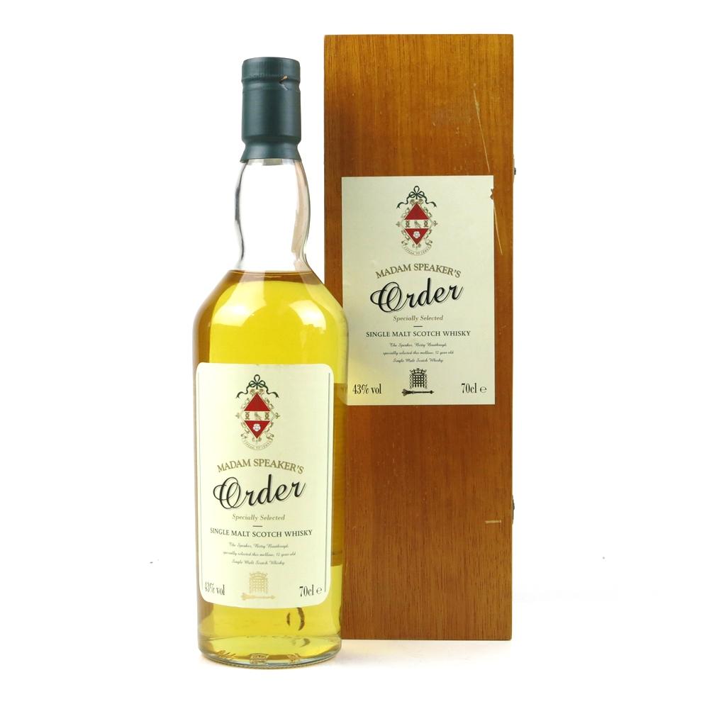 Glendullan 12 Year Old Madam Speaker's Order