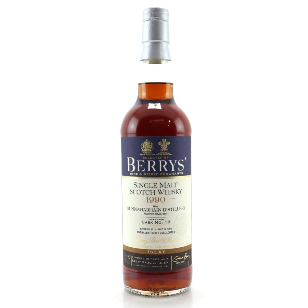 Bunnahabhain 1990 Berry Brothers and Rudd 21 Year Old