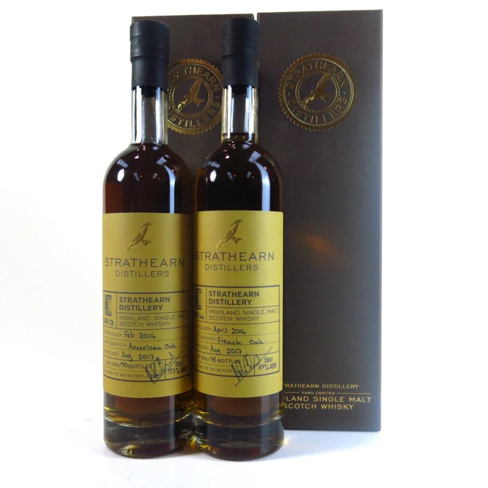 Strathearn 2014 Single Cask 3 Year Old #28 and #44 2 x 50cl