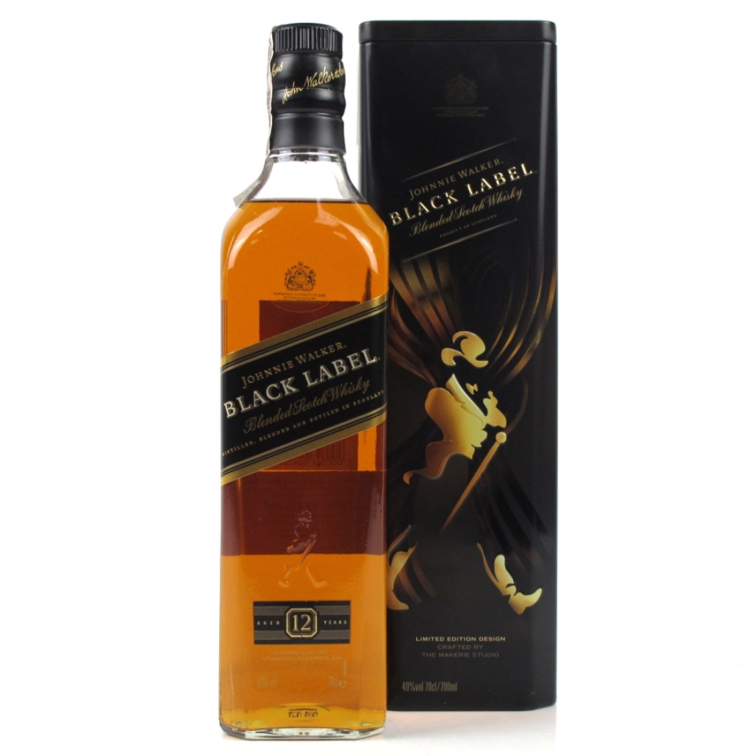 Johnnie Walker Black Label 12 Year Old Makerie Studio Limited Edition