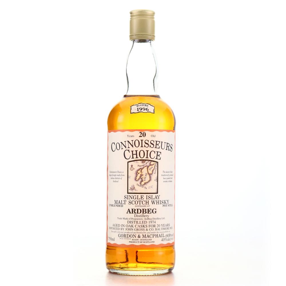 Ardbeg 1974 Gordon and MacPhail 20 Year Old 75cl / US Import