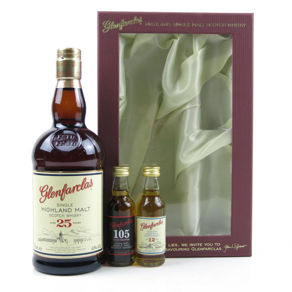 Glenfarclas 25 Year Old Gift Pack / Including 2 x 5cl
