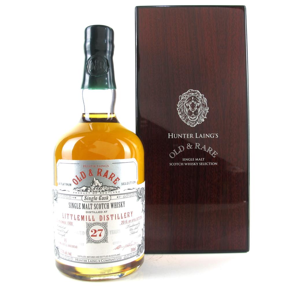 Littlemill 1988 Hunter Laing 27 Year Old