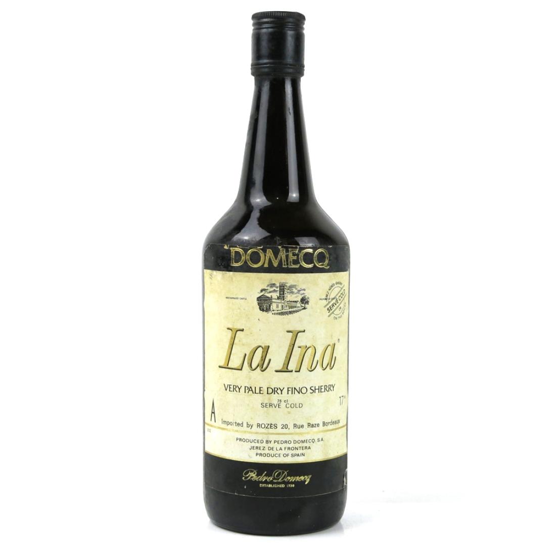 Domecq La Ina Dry Fino Sherry 1980s Whisky | Whisky Auctioneer
