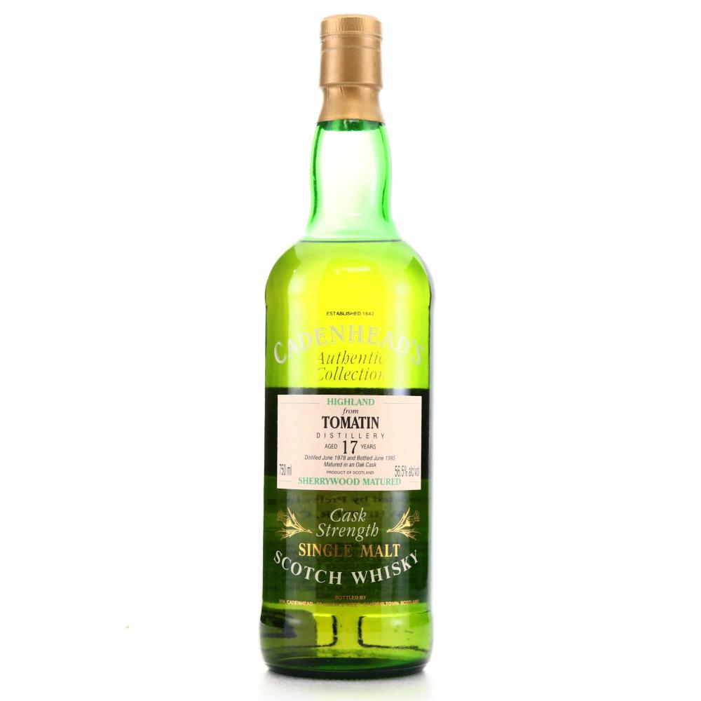 Tomatin 1978 Cadenhead's 17 Year Old Sherry Wood 75cl / US Import