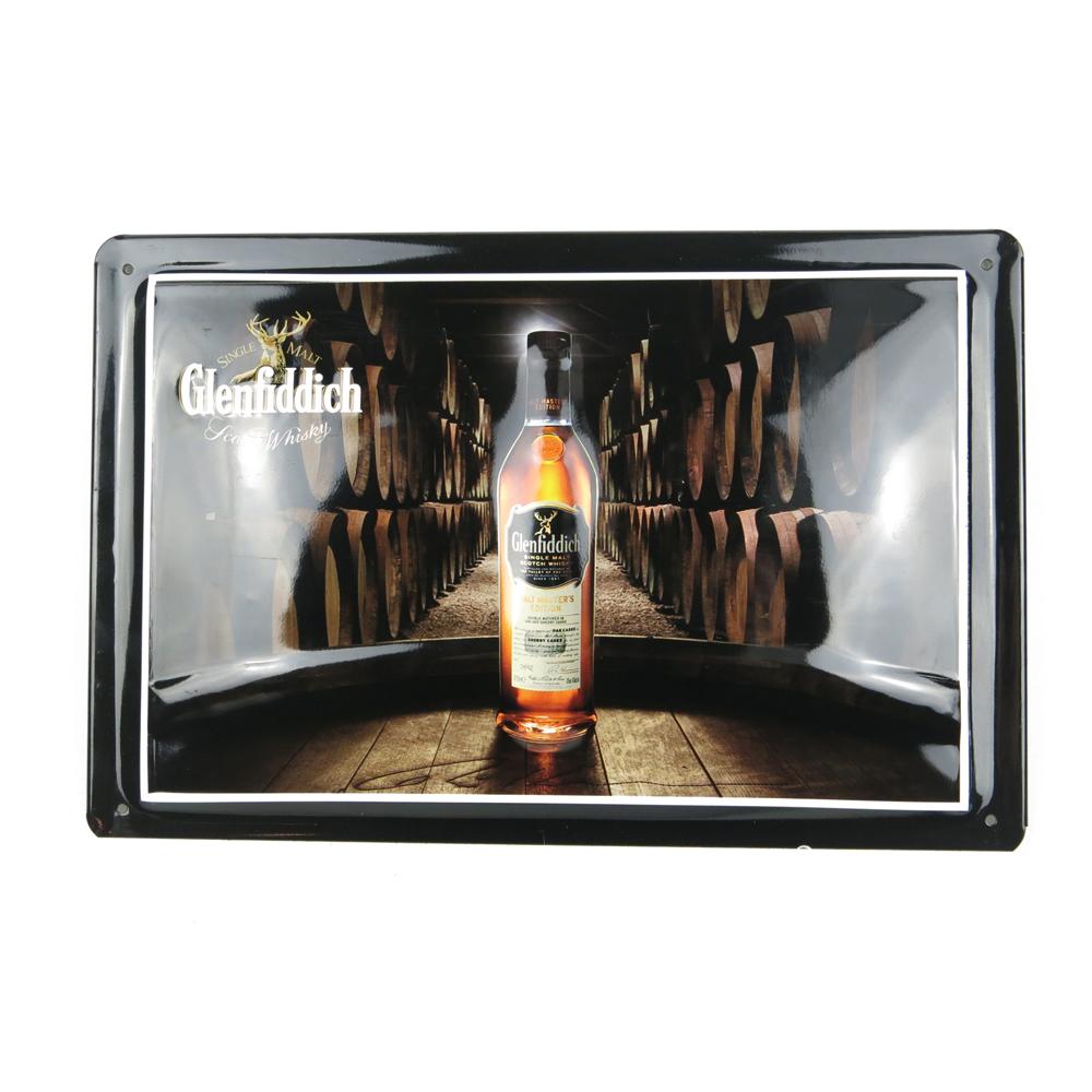 Glenfiddich Metal Plaque 295mm x 198mm