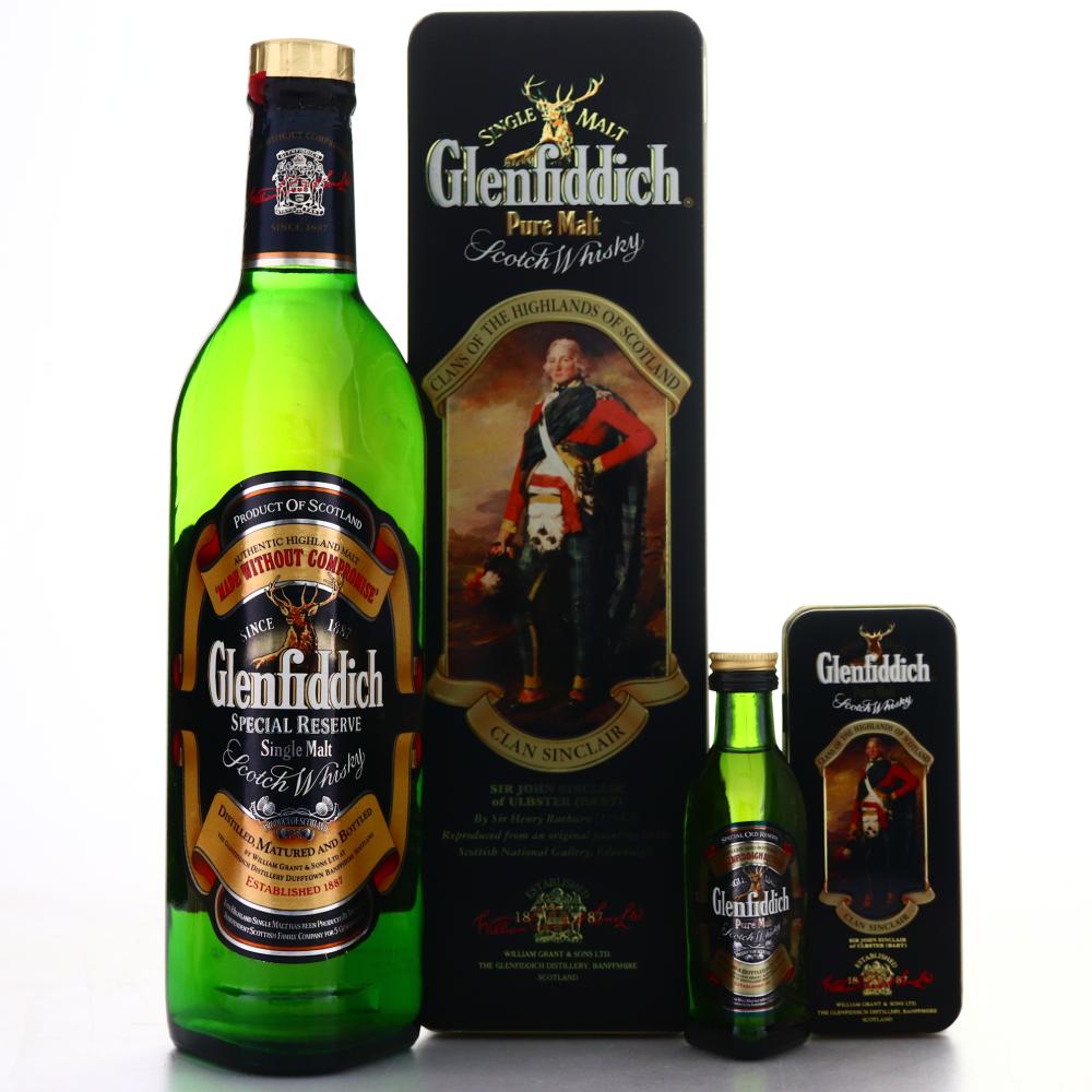 Glenfiddich Clans of the Highlands with Miniature 5cl / Clan Sinclair