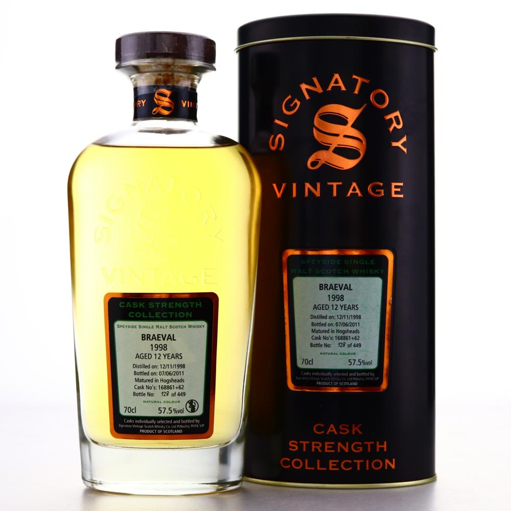 Braeval 1998 Signatory Vintage 12 Year Old Cask Strength