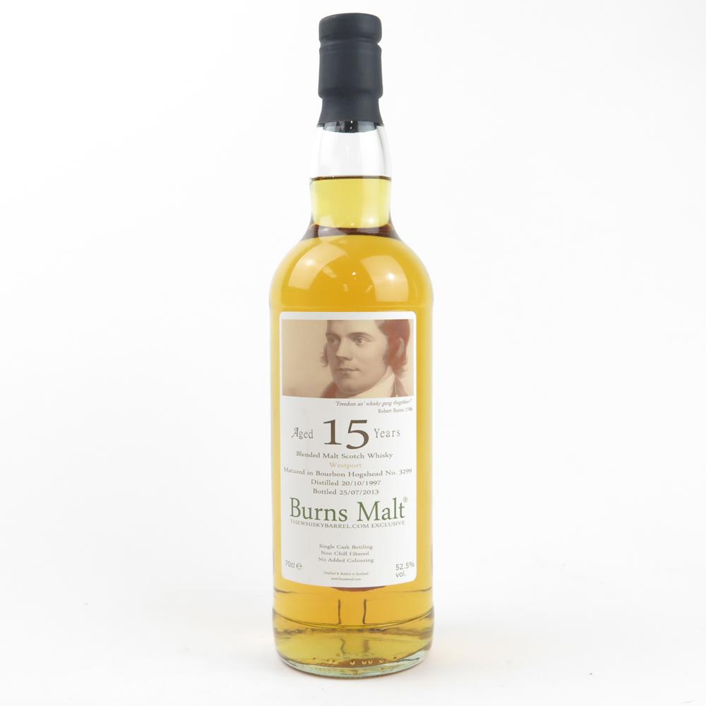 Westport 1997 The Whisky Barrel 15 Year Old / Burns Malt