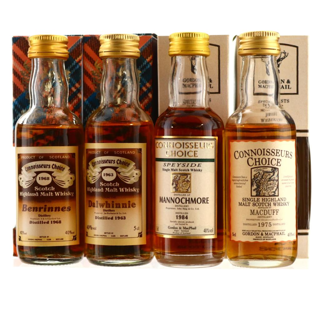Gordon and MacPhail Miniatures x 4 / includes Dalwhinnie 1963