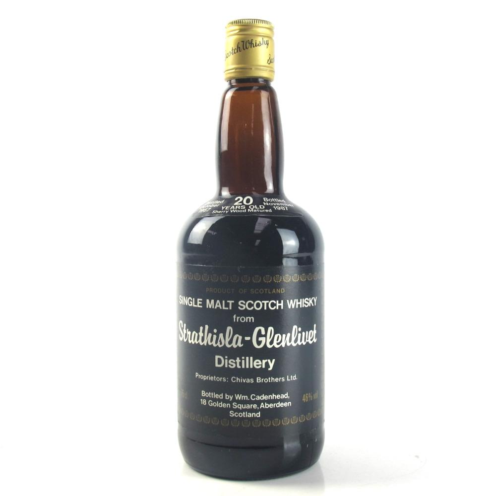 Strathisla-Glenlivet 1967 Cadenhead's 20 Year Old / Sherry Wood Matured