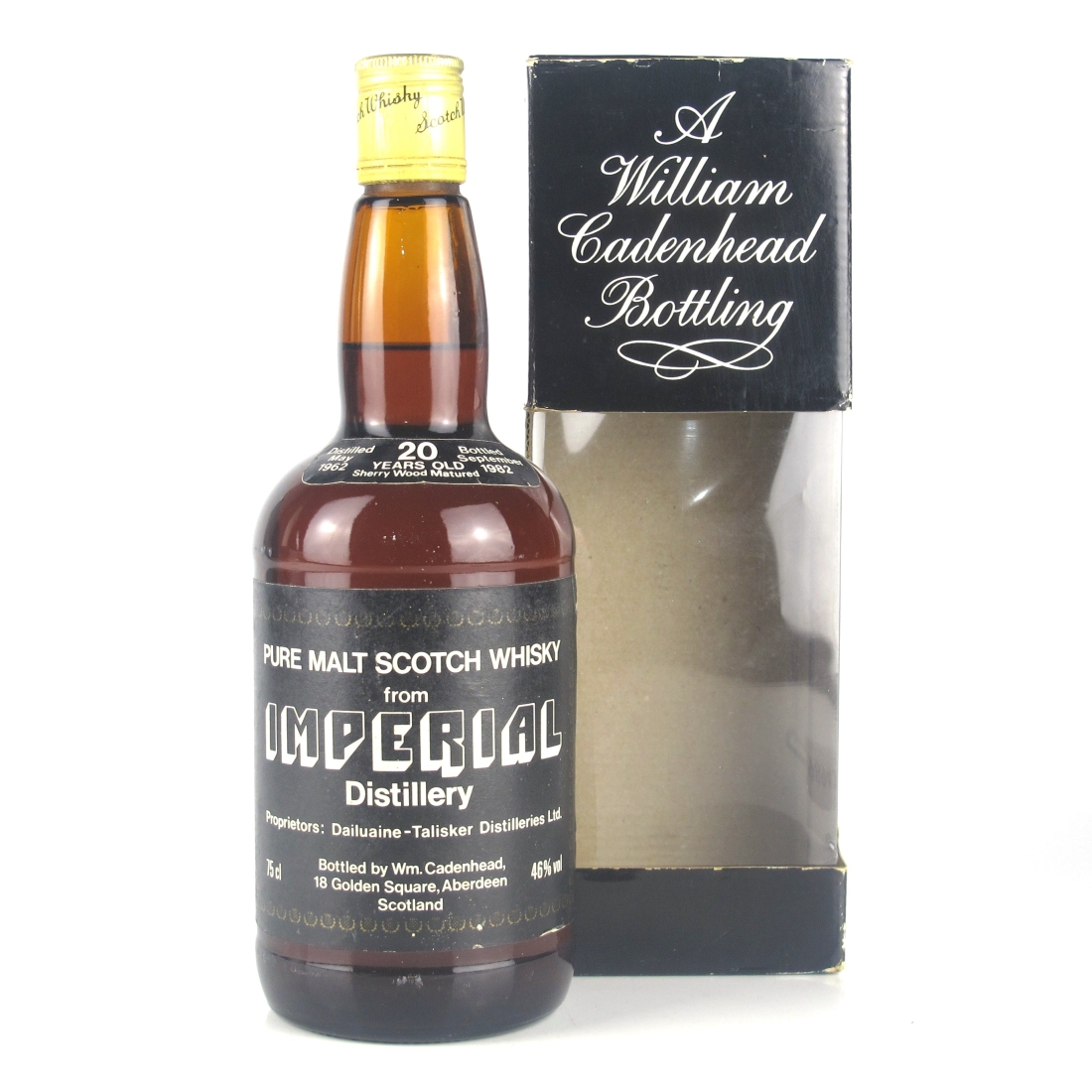 Imperial 1962 Cadenhead's 20 Year Old / Sherry Wood Matured