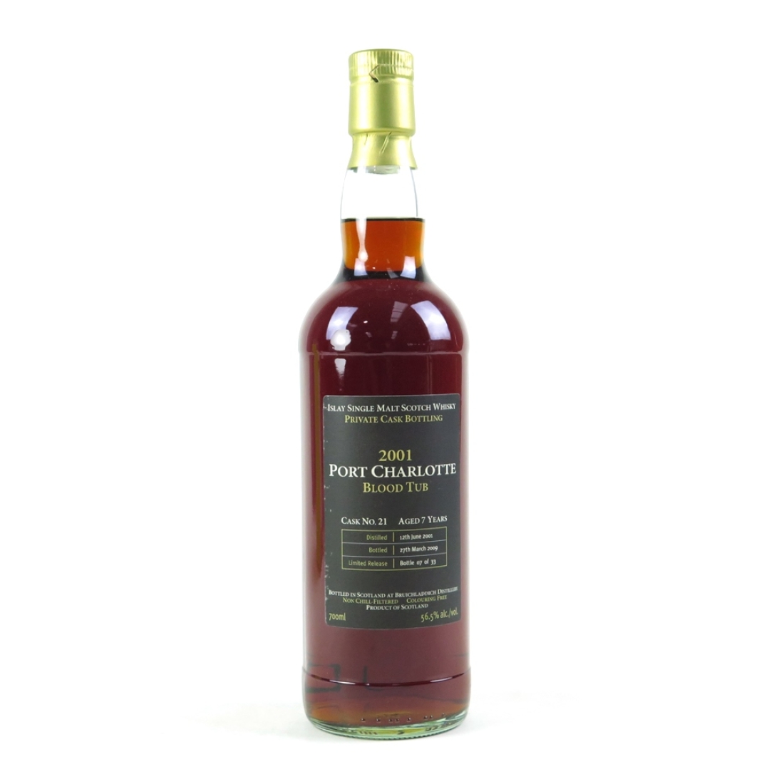 Port Charlotte 2001 Blood Tub 7 Year Old
