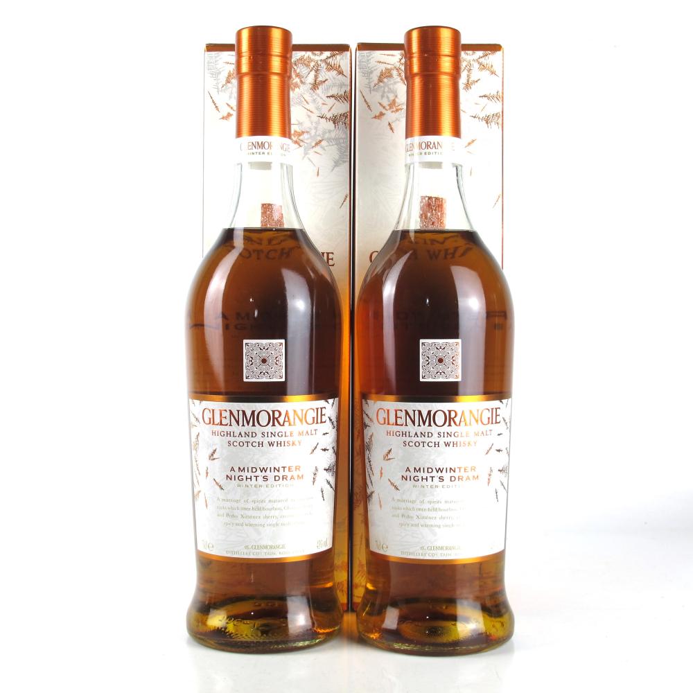 Glenmorangie A Midwinter Night's Dram 1st & 2nd Edition 2 x 70cl