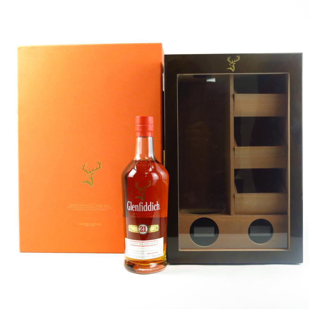 Glenfiddich 21 Year Old Reserva Rum Finish Humidor Edition / 1 of 200