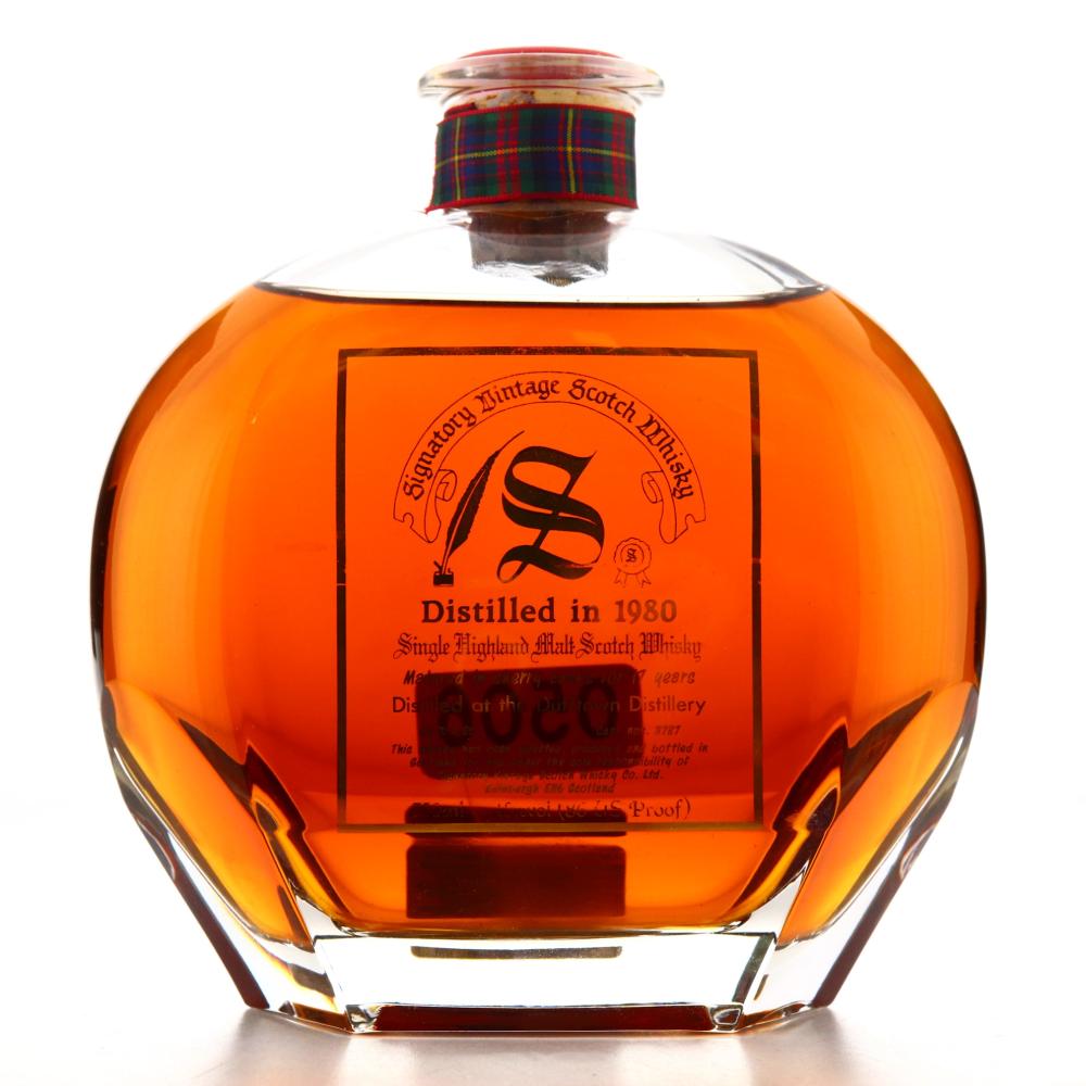 Dufftown 1980 Signatory Vintage 17 Year Old Decanter 75cl / US Import