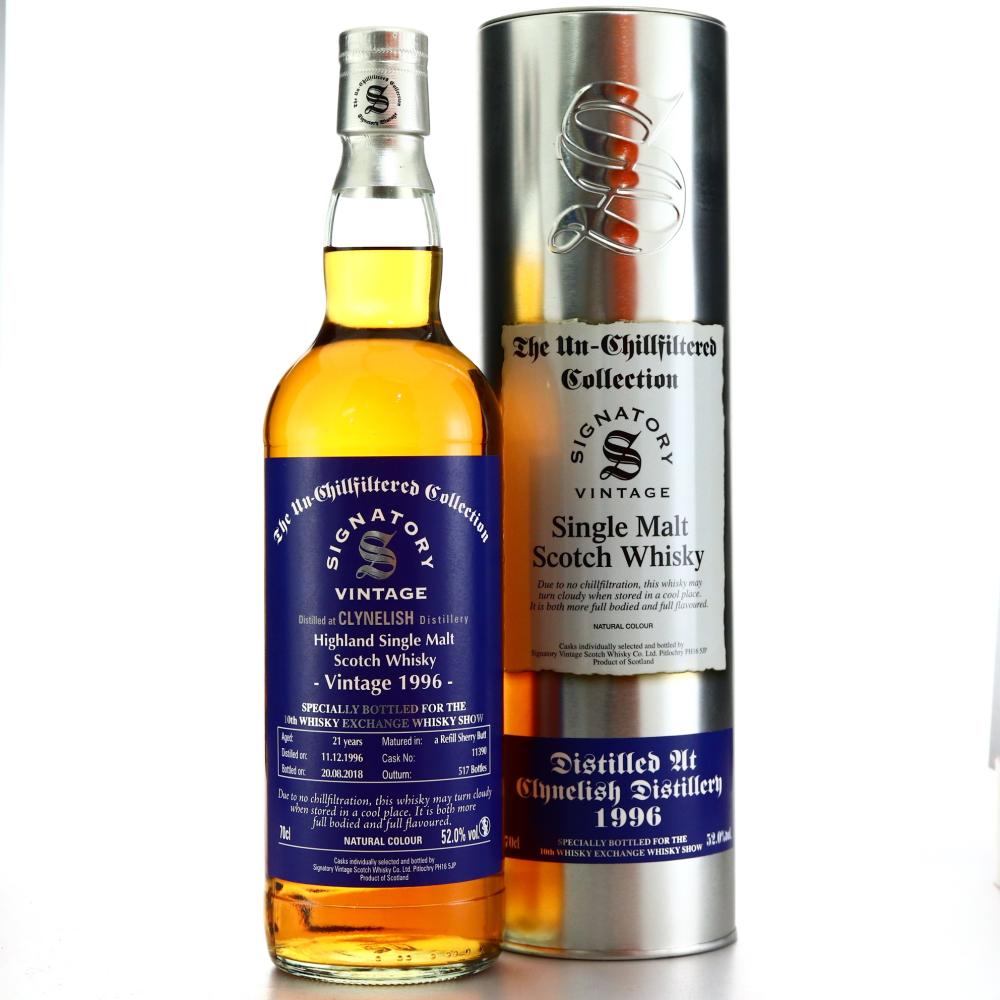 Clynelish 1996 Signatory Vintage 21 Year Old / TWE