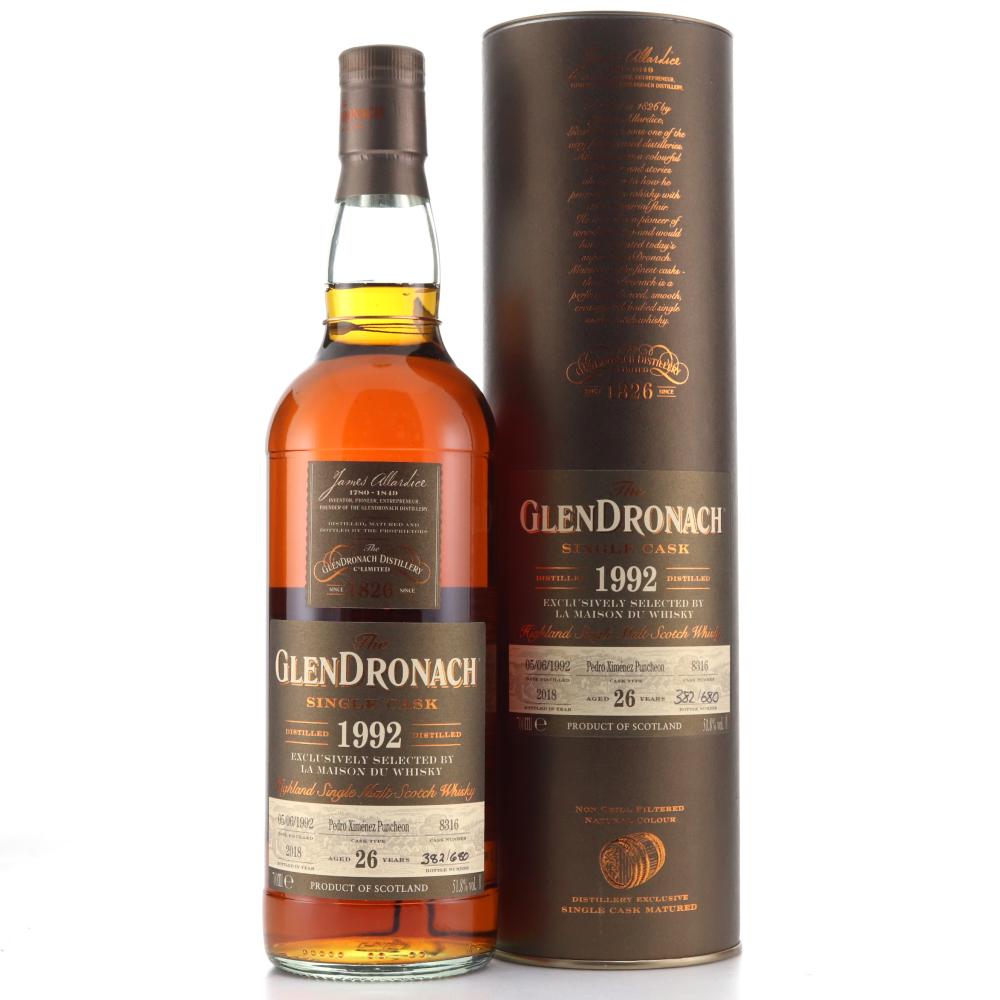 Glendronach 1992 Single PX Cask 26 Year Old #8316 / LMDW