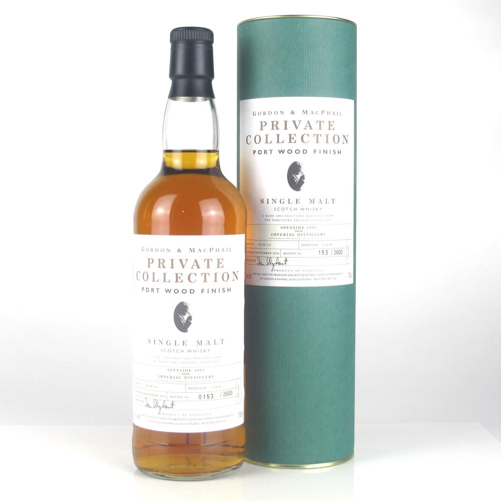 Imperial 1991 Gordon and MacPhail Port Wood Finish