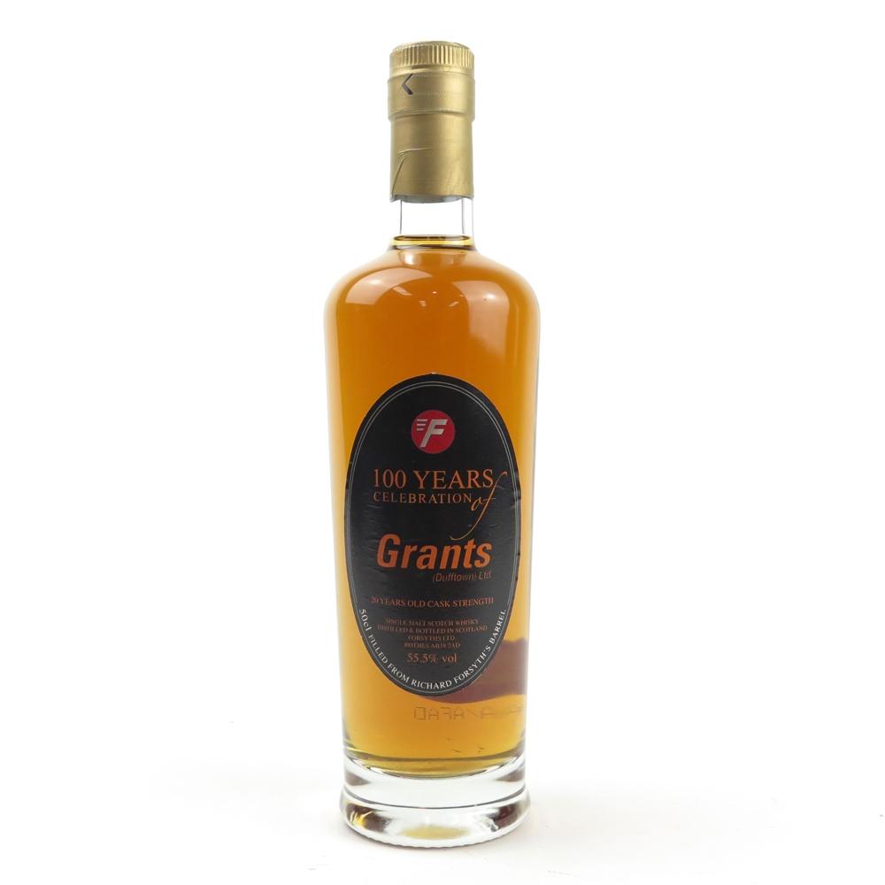 Forsyths / Grants (Dufftown Ltd) 20 Year Old Cask Strength / 100 Years of Celebration