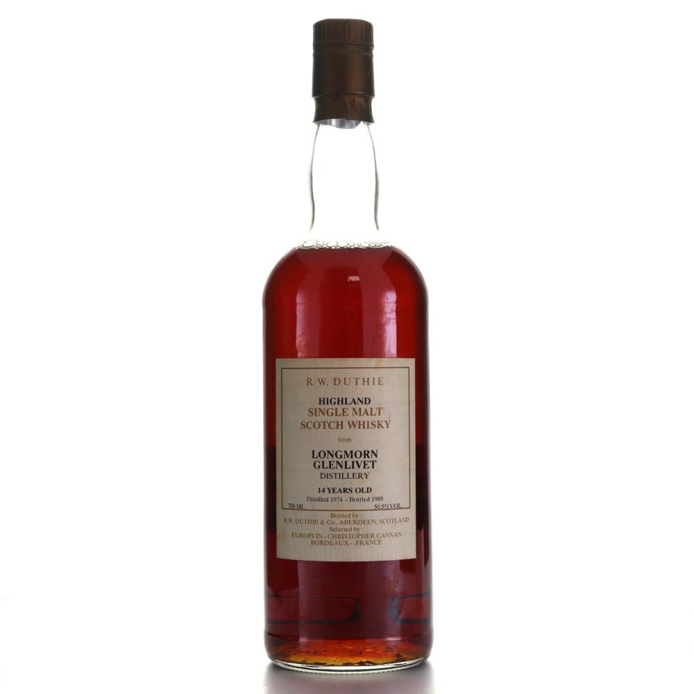 Longmorn 1974 R.W. Duthie for Europvin 14 Year Old