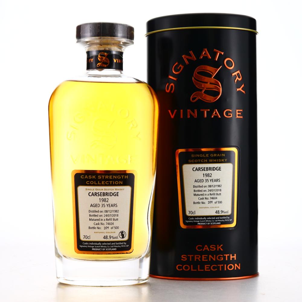Carsebridge 1982 Signatory Vintage 35 Year Old Cask Strength