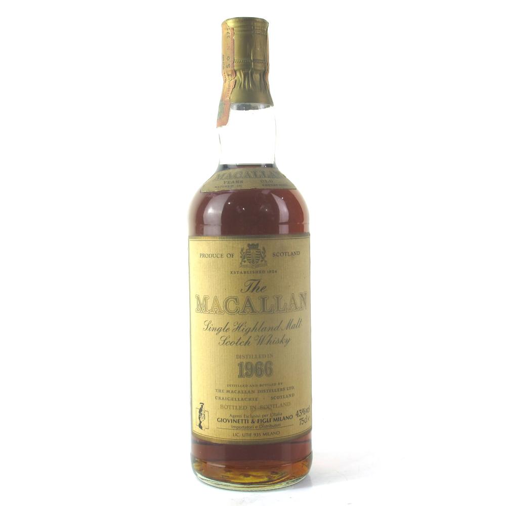 Macallan 18 Year Old 1966 / Giovinetti & Figli Import