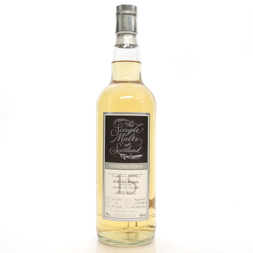 Springbank 1992 Single Malts of Scotland 15 Year Old