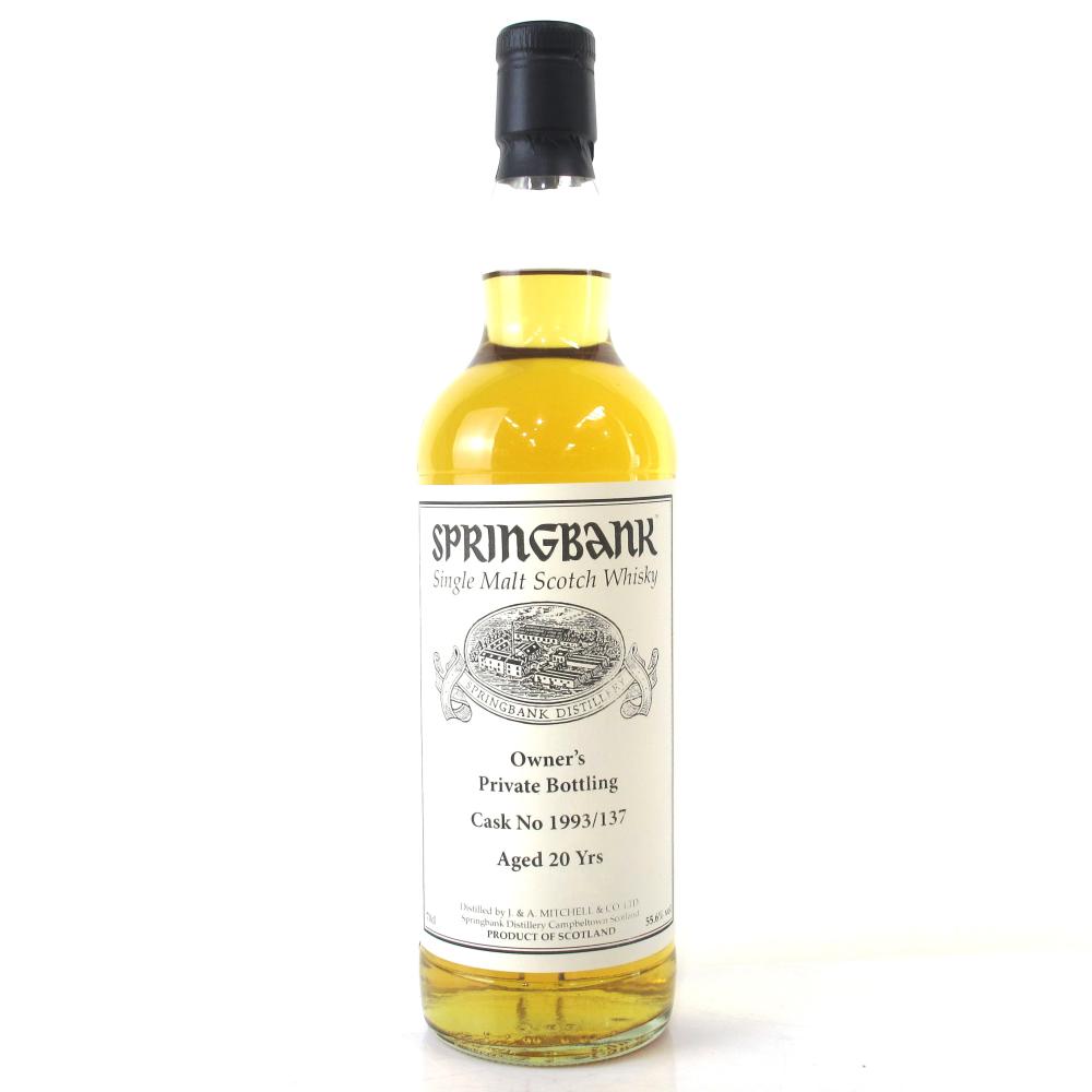Springbank 1993 Private Cask 20 Year Old